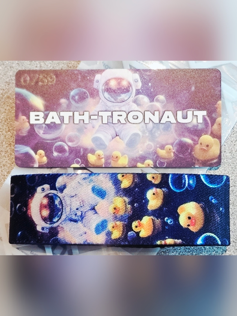 ZOX "BATH-TRONAUT" #759 Space Ducky App Only INTERACTIVE COLLECTIBLE WRISTBAND